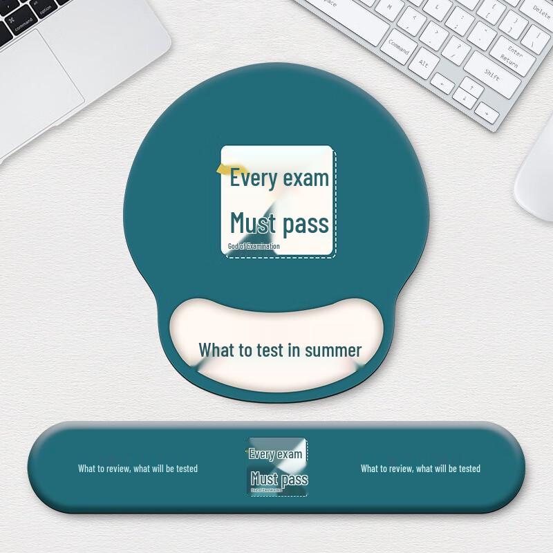 

Fumede Exam Success Wrist Support Mouse and Keyboard Pad Set