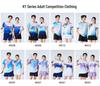 Quick-Dry Breathable Badminton, Tennis & Volleyball Uniform Set for Women & Men with Printed Numbers