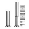 Adjustable Round Furniture Feet 15cm  Steel  Heavy Duty 250kg Sofa Legs for Table Cabinet Bed