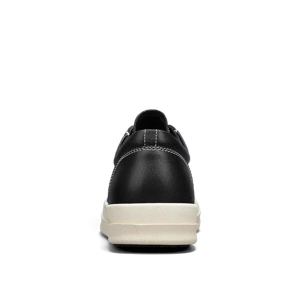 Fashion Men's Low Top Leather Sneakers Outdoor Casual Shoes