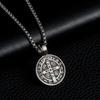 Saint Benedict's Cross Religious Pendants Stainless Steel Italian Exorcist Saint Necklace Jewelry