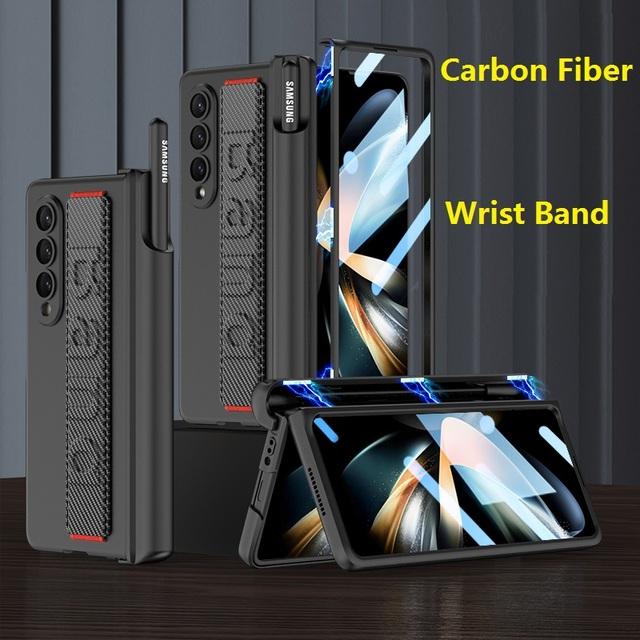 

Ремешок на запястье для Samsung Galaxy Z Fold 4, чехол с магнитным шарниром, держатель для ручки, защитная пленка for Galaxy Z Fold4(7.6 )