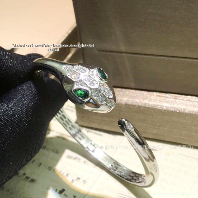 Seiko 18K Gold & Diamond Snake Bracelet: Women's 925 Sterling Silver, Double Circle, Mother-of-Pearl Inlay.