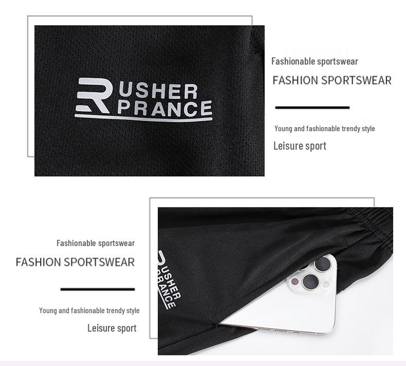 Unisex Quick-Dry Casual Summer Sportswear Set: Short Sleeve & Shorts for Football and Running