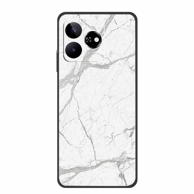 For ZTE Blade V60 Case 6.72" Marble TPU Soft Silicone Back Cover Phone Cases for ZTE Axon 60 4G Protector Cute Mica Painted etui