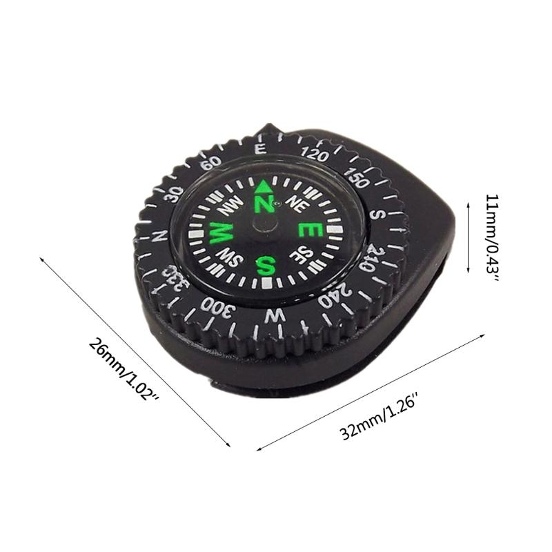 Detachable Waterproof Compass Portable Water Compass Camp Survival Tools for Watch 5pcs