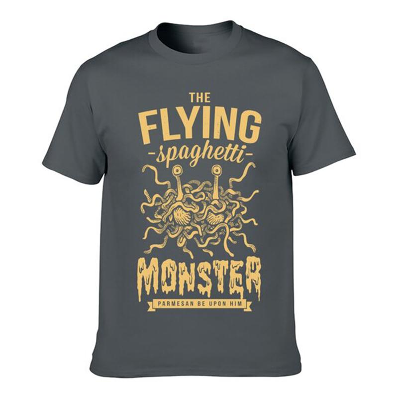 

Men The Flying Spaghetti Monster T Shirts Monsterism Pastafarianism FSM Cotton Clothes Round Neck Tee Shirt Arrival T-Shirt Sale 3XL