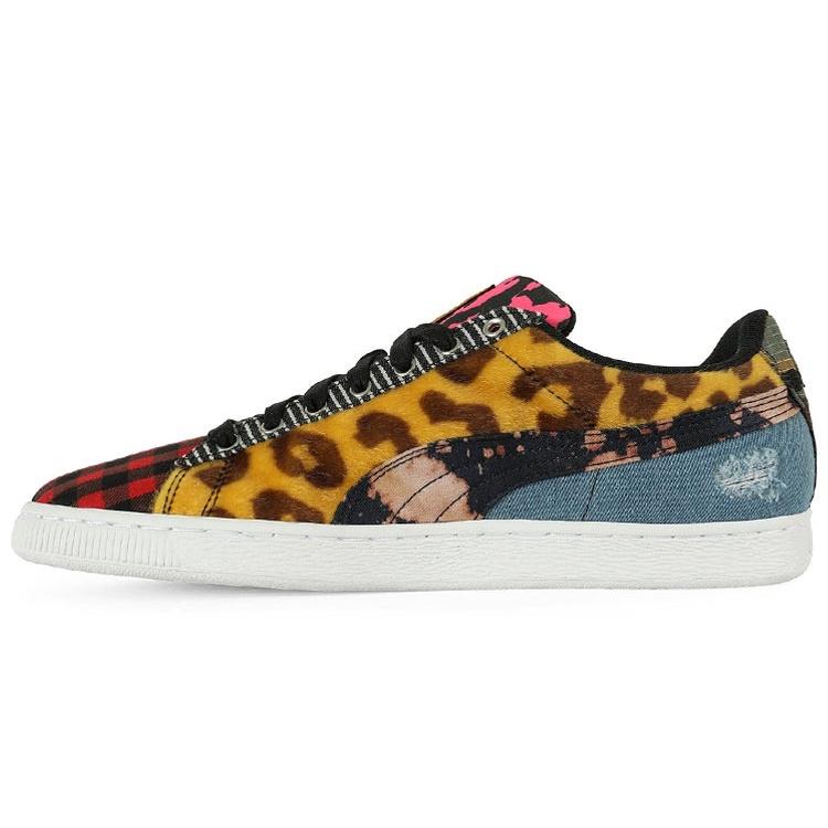 PUMA Court Culture Sneakers Black/White/Yellow/Red/Blue Men s 367984-01 EU 40.5