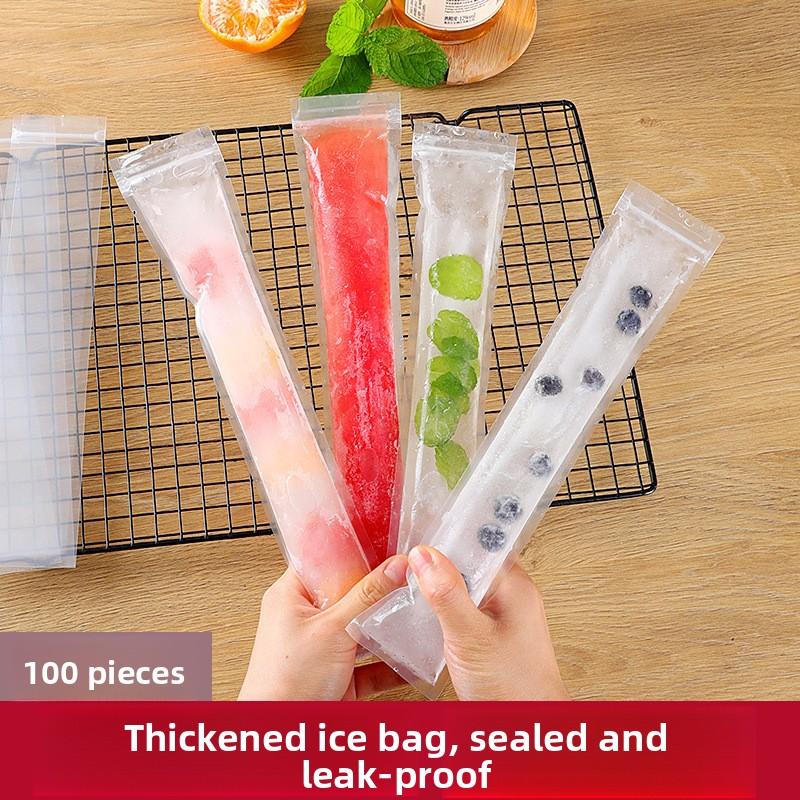 50 Pcs Homemade Disposable Thickened Mould Food-Grade Self-Sealing Ice Bags