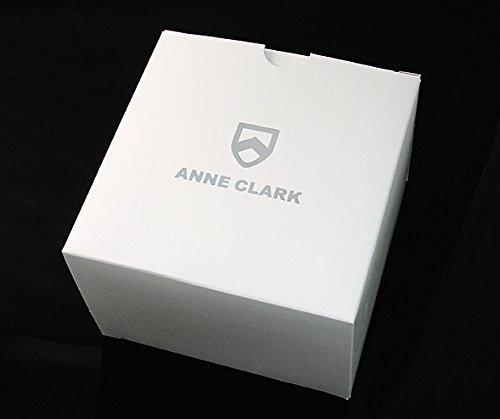 ANNE CLARK Women's Solar Watch - No Battery Replacement Needed - Skin-Friendly All-Stainless Material - Natural Shell Dial - Silver Color - Includes S