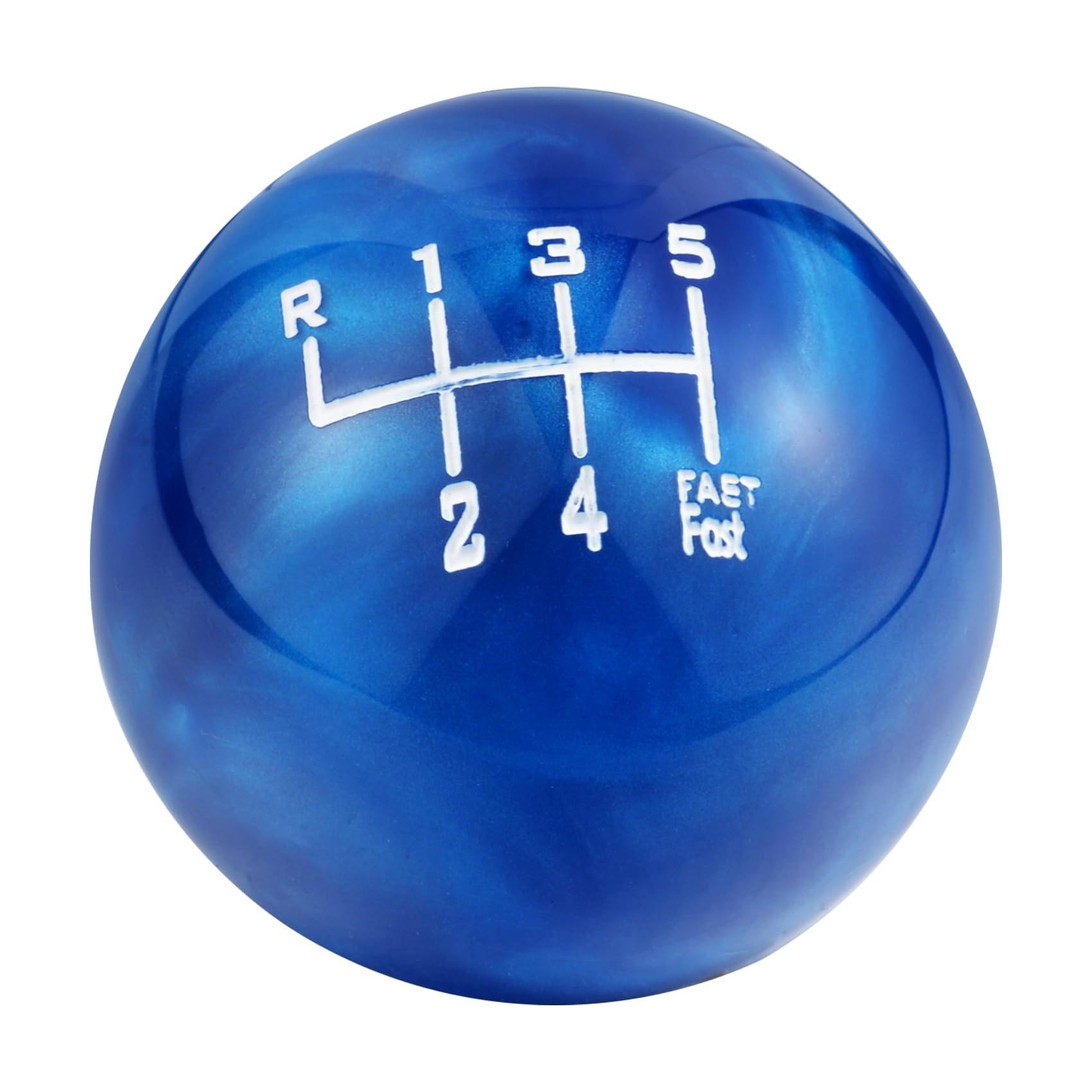 

Abfer Car Shift Billiard Ball Shifter Stick with Steering Wheel Fits Most Cars and Blue 6-Speed Knob, Head, Automated/Manual Trucks,