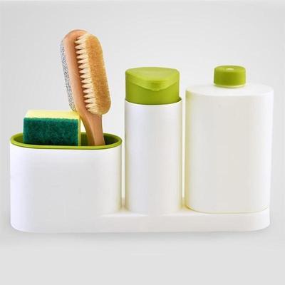 Multi-function Wash Span Rack, Soap and Detergent Sink Dispenser, Storage Rack, Hand Sanitizer, 1 Set
