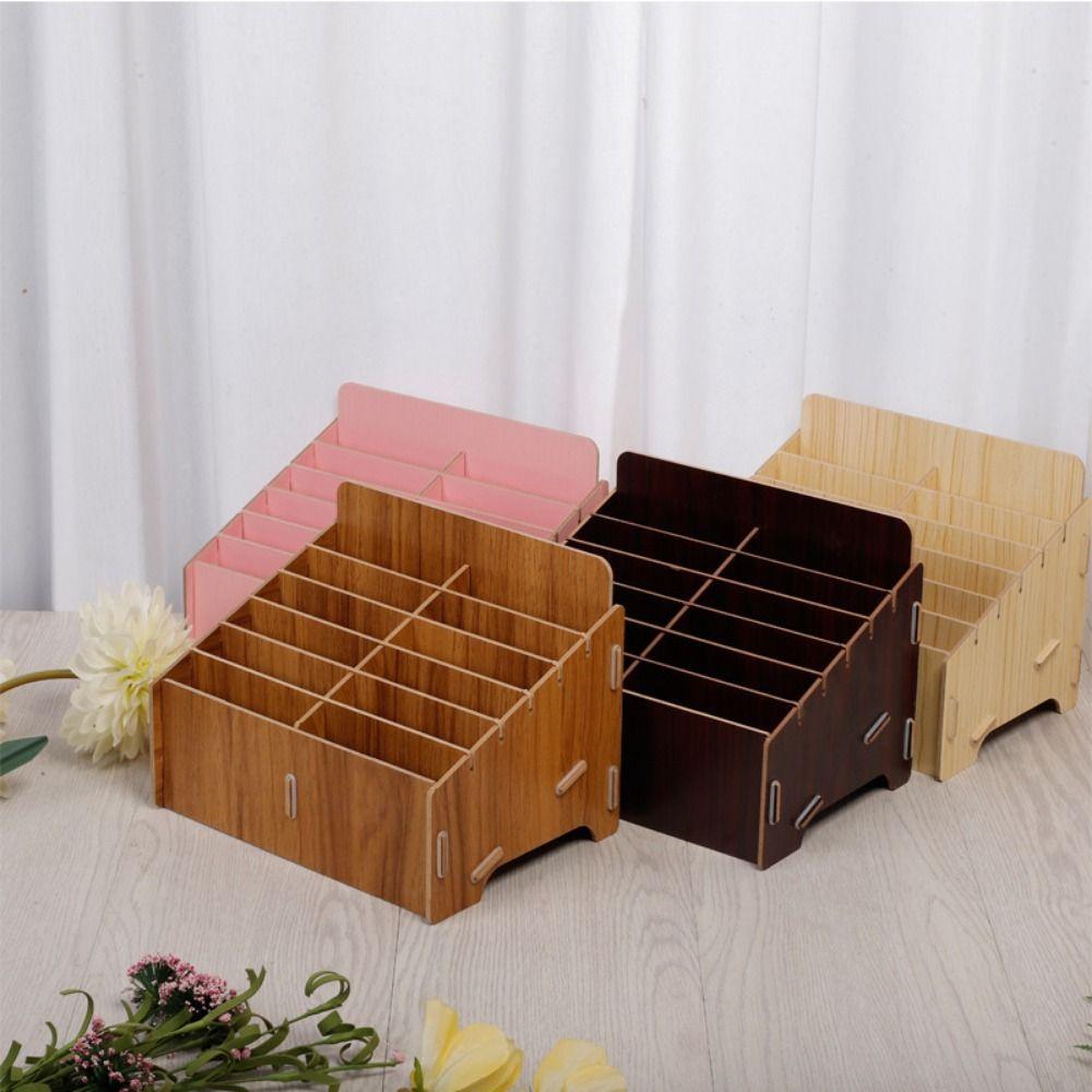 12/24/36 Grids Mobile Phone Storage Basket Desktop Storage Sorting Basket  Document Storage