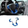 Blue ABS Auto Steering Wheel Moulding Frame Cover Trim for Ford F150 F250 F350