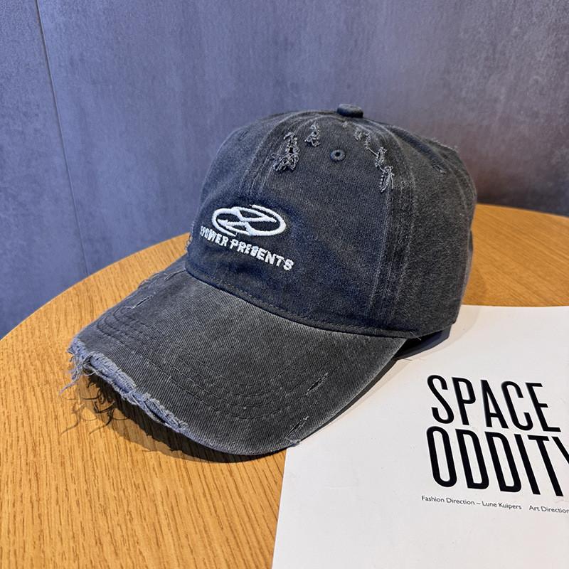 Fashion Broken Urban Hole Baseball Cap Women Sun Hat With Material Breathable