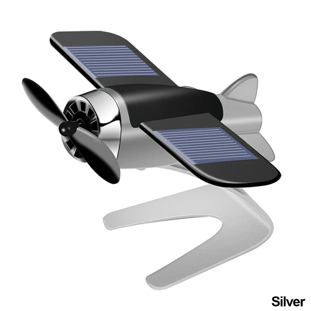 Mini Car Perfume Air Freshener Solar Aircraft Shape Fragrance Car Airplane Ornament - Car Accessory for Vehicle Decoration
