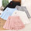 2025 Girls' Summer Pleated Half-Skirt with Built-in Shorts