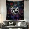 NHL Wall Tapestry Aesthetic Wall Hanging Printed Fabric Blanket Decorative Tapestries for Bedroom Living Room Home Decor