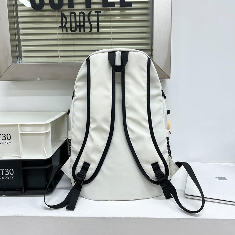 Schoolbag Male Backpack Wholesale, Tooling Style Junior High School Student Schoolbag, Trendy Street Photography Casual Backpack
