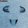 For Toyota Venza Harrier     2024 2025 Carbon Fiber Car Steering Wheel Panel Cover Trim Interior Accessories