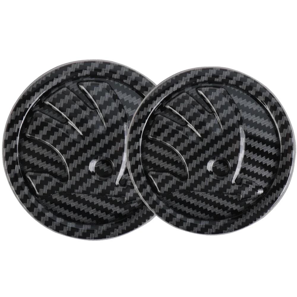 Samolepka na auto Skoda 2025 Horké 2ks 80/90/100mm Znak na přední kapotu auta Samolepka s emblémem na zadní kufr pro Skoda Rapid Fabia Octavia 2 A7 Ye