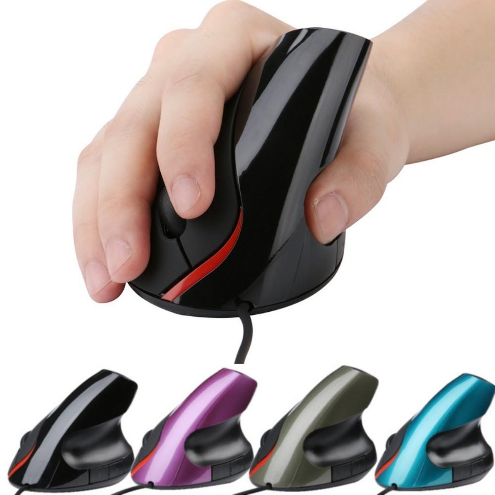 Vertical Shape USB Wired Mouse 1600DPI Computer Mice Fashion Vertical Mouse Laptop Use