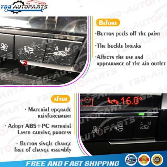 Auto Armaturenbrett AC Luft CD Knopf MAX AUTO für BMW 4er F32 F33 F36 2011 -2018
