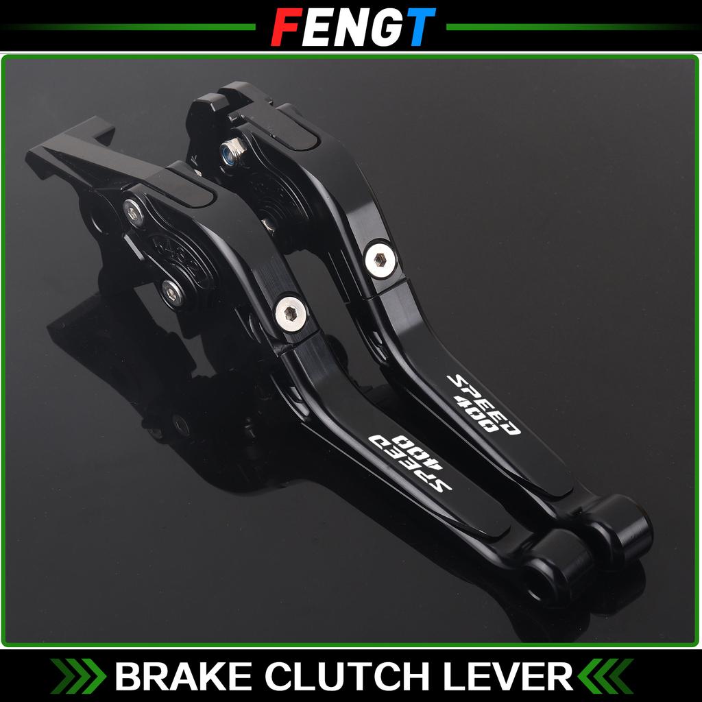 For Speed 400 Scrambler 400X Motorcycle Scrambler400x Speed400 CNC Adjustable Handle Brake Lever Extendable Clutch Levers