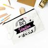 French Printed Makeup Bag Travel Neceser Travel Toiletry Organizer School Pencil Bags Graduate Gift for Maitresse Atsem Aesh Avs