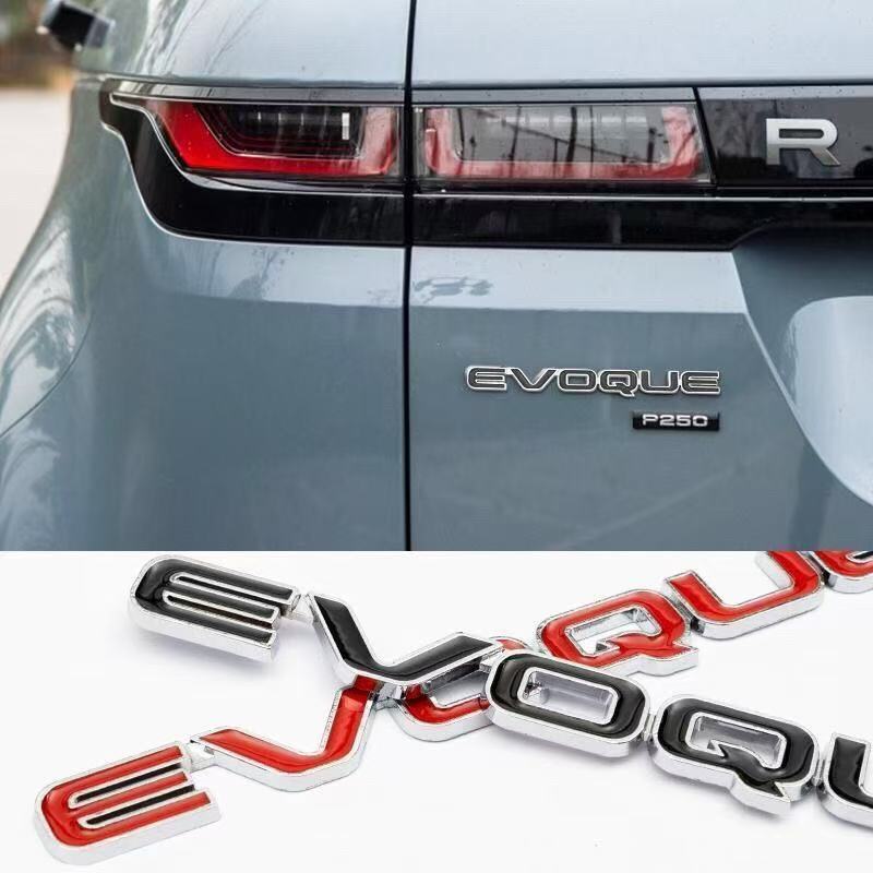 Modified Car Emblem Badge Sticker for Land Rover Range Rover Evoque Autobiography Rear Trunk XS2