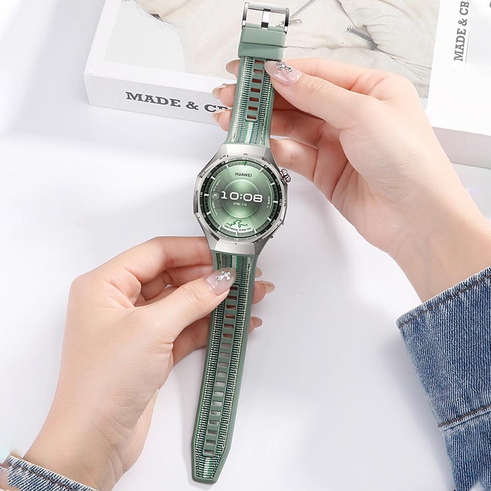 Sport Strap For HUAWEI WATCH GT 6 Pro 46mm Composite Nylon+Silicone 22mm Wrist Bracelet Correa Pulseras HUAWEI Watch 6 Pro Band