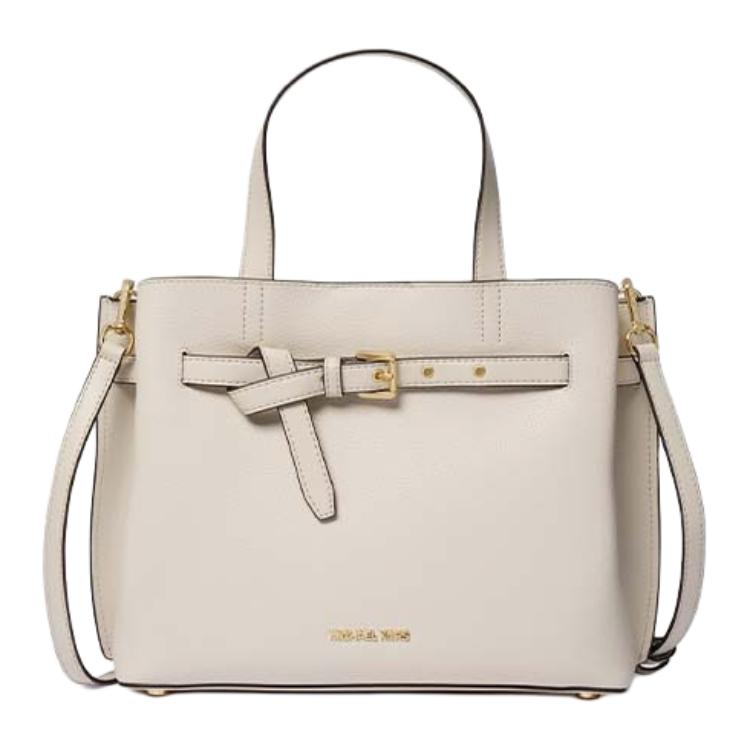 Michael Kors Mk Emilia Classic Monogram Tote Bag Women Tote Bag Cream 30F5GU5S2T-289 Basic Set (Bag+Dust Bag)