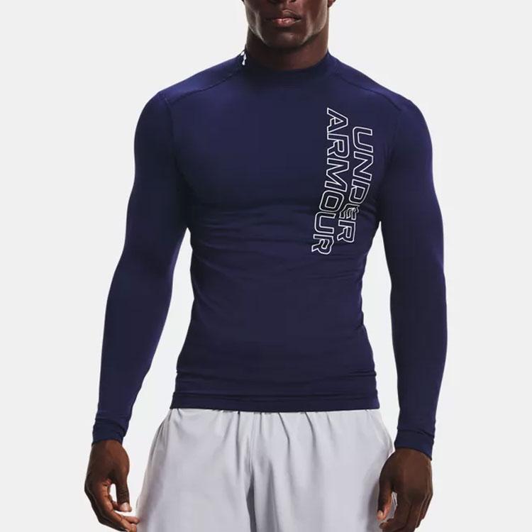 Men's Under Armour Fitness Clothing Men's Dark Blue Moderate