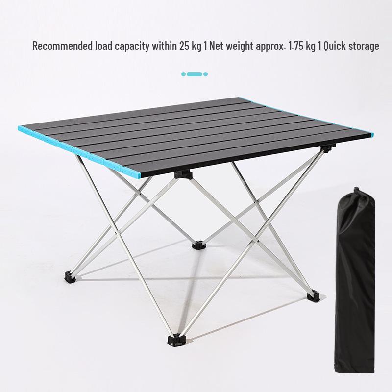 Portable Aluminum Folding Table & Chairs Set for Camping & Picnic