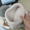 Winter Hats For Women Rabbit Fur Shiny Knitted Beanie Baggy Caps Korean Style Sweet Simple Bonnet Solid Color New