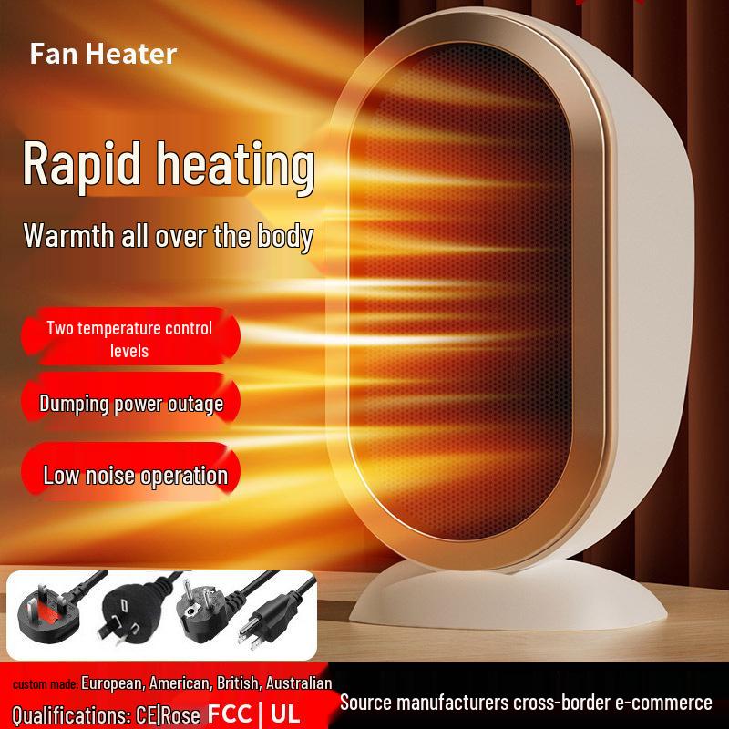 Portable Mini Desktop Fan Heater for Home & Office