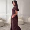 2025 Elegant Slimming Maxi Evening Dress - Women's Floor-length Summer Attire