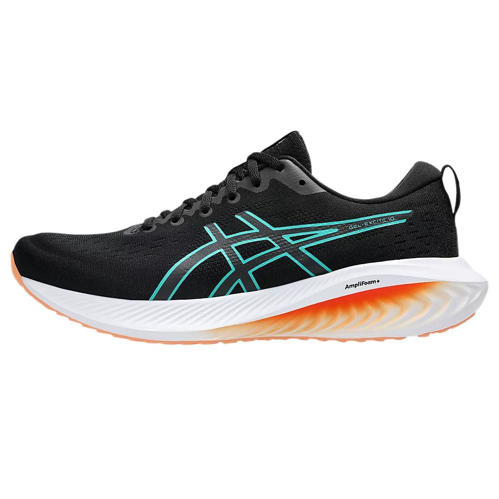 New Asics Gel Excite 10 Black Wave Teal 1011B600-011