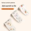 Cute Cartoon Washable Flannel Toilet Seat Pad with Adhesive and Electrostatic Adsorption