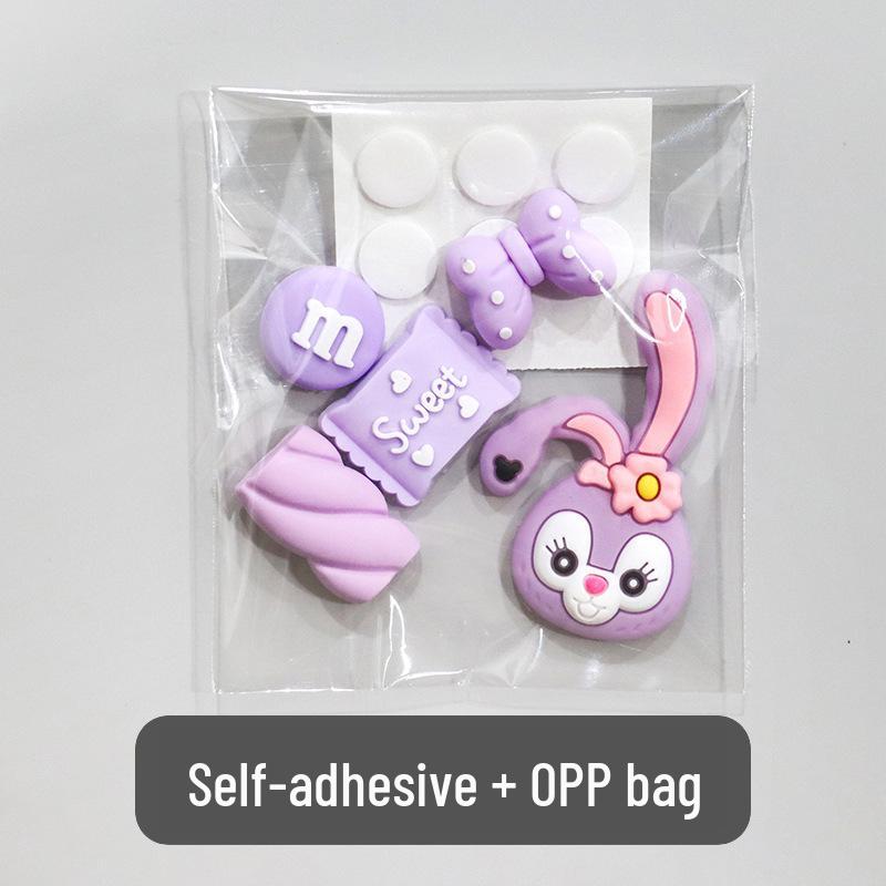 3D Cartoon Water Cup Sticker: Soft Glue Decoration, Mixed Style DIY, No-Trace Adhesive, Cute Phone Case, Refrigerator Magnet