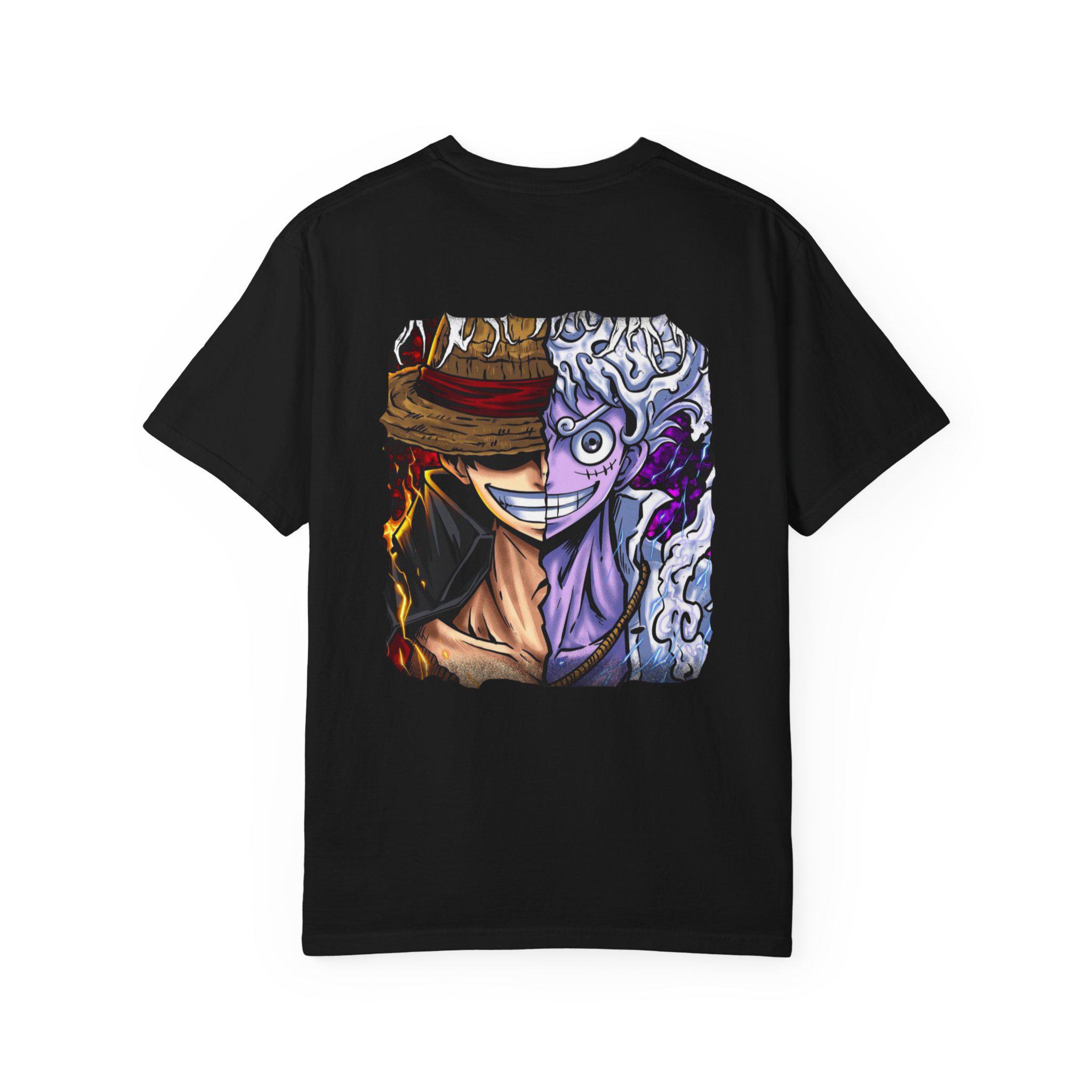 

Summer Luffy Gear 5 TShirt One Piece Anime Graphic Tee for Fans One Piece Anime Shirt Unisexs Round Neck Short Sleeved Shirt M