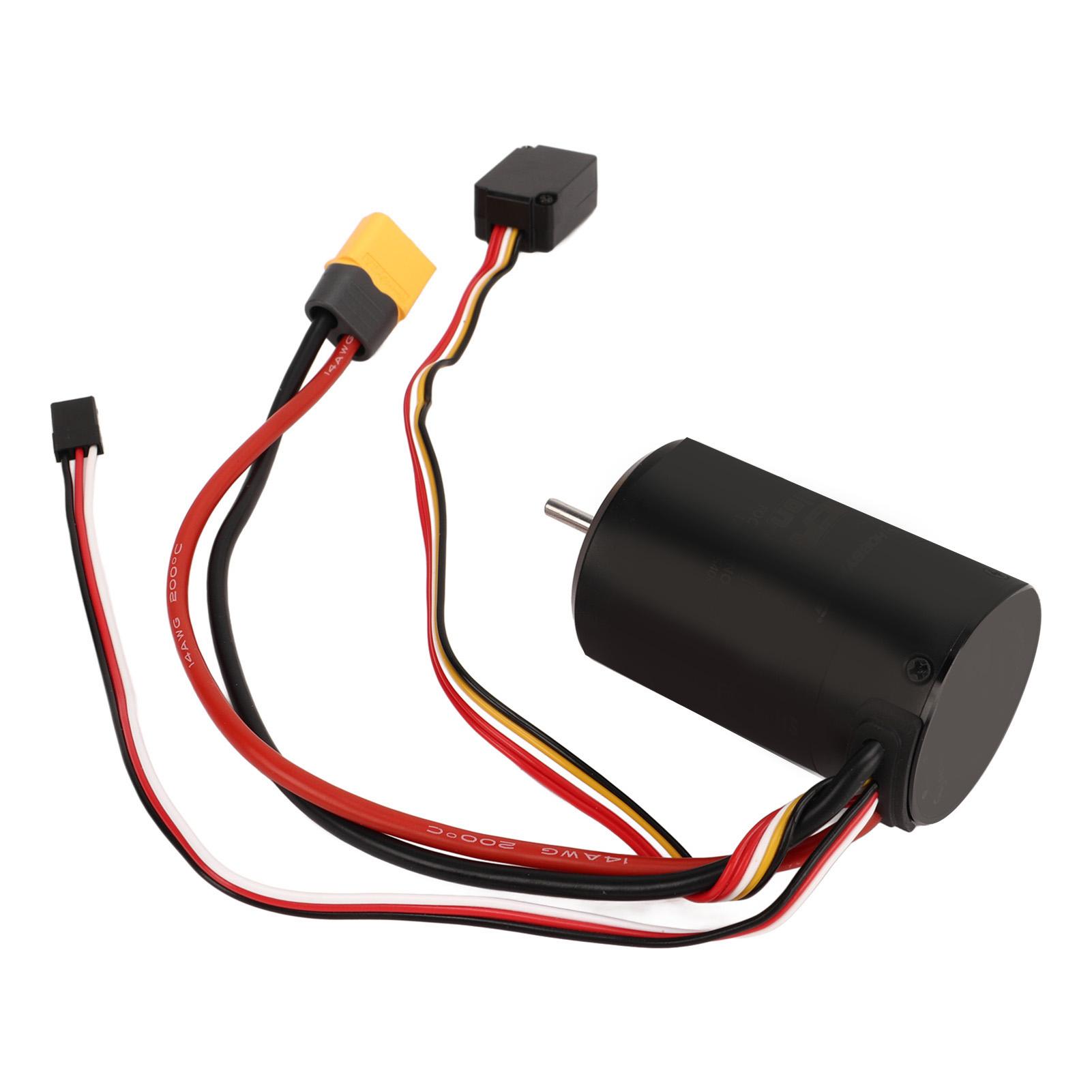 

RC 540 Motor Brushless Motor ESC 40A 1200KV FOC Sensing Drive Circuit Protection RC Electric Motor for 1/10 RC Car