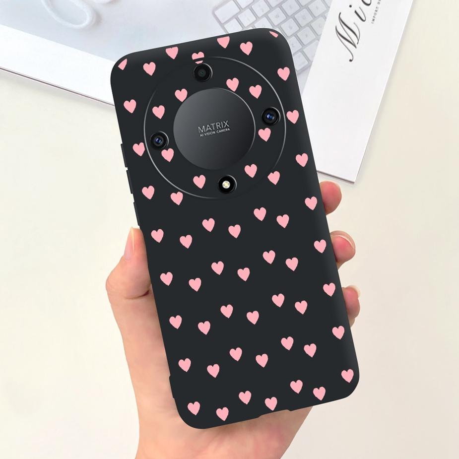 Für Honor Magic6 Lite Hülle Honor X9b Hübsche Mädchen Sonnenblumen Hülle Weiche Silikon Handyhülle Für Honor Magic6 Lite HonorX9b Bumper
