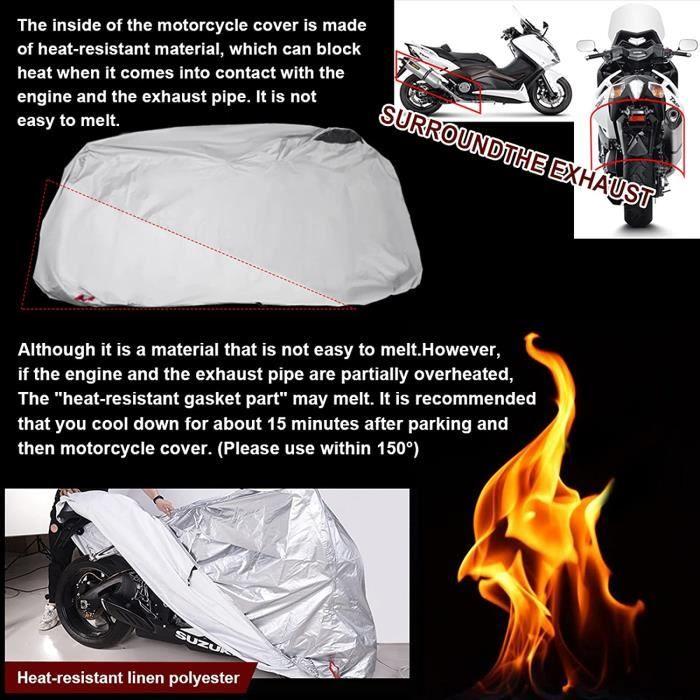 Motorcycle Cover - NEVERLAND - 300D - Heat Resistant - Outdoor Cover - Universal