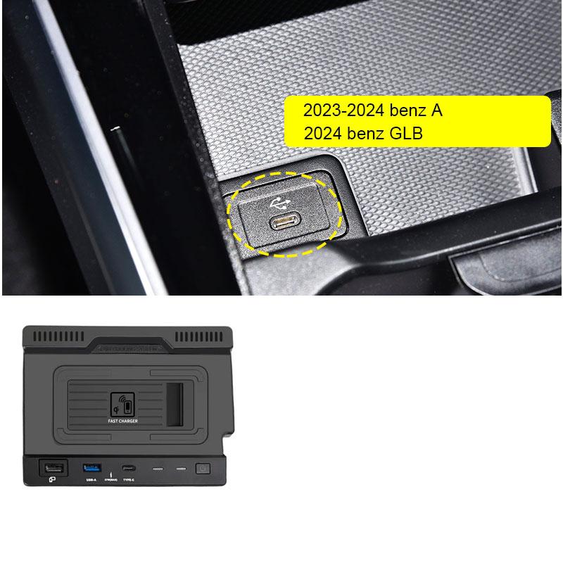 

15W Wireless charging for Mercedes Benz W177 W188 GLA CLA GLB W247 phone charger holder fast charge pad 1029-01