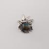Labradorite Gemstone 925 Sterling Silver Pretty Pendant 0.5" Women Jewelry For Gift CP-43-32