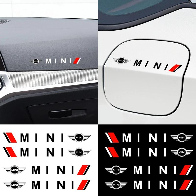 Car Styling Door Handle Reflective Stickers Vinyl Decoration For BMW Mini Cooper One S R50 R53 R56 R60 F55 F56 Car Accessories