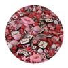 Valentine's Day Heart Polymer Clay Slices Soft Slime Clay Sprinkles for DIY Colorful Slime Decoration Crafts