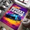Tappeto Tappetino Rocket League per Soggiorno Camera da Letto Casa Decorazione Divano, Tappetino Antiscivolo per Bambini