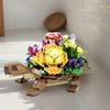 509Pcs Turtle Planter Flower Pots Model Kit Animal Planter Building Block Flower Pots Bricks Kid Birthday Festival Toy